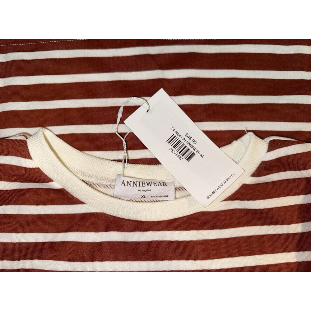 Anniewear Women’s Long-Sleeve Striped Boutique Top - Size XL - Picture 6 of 7